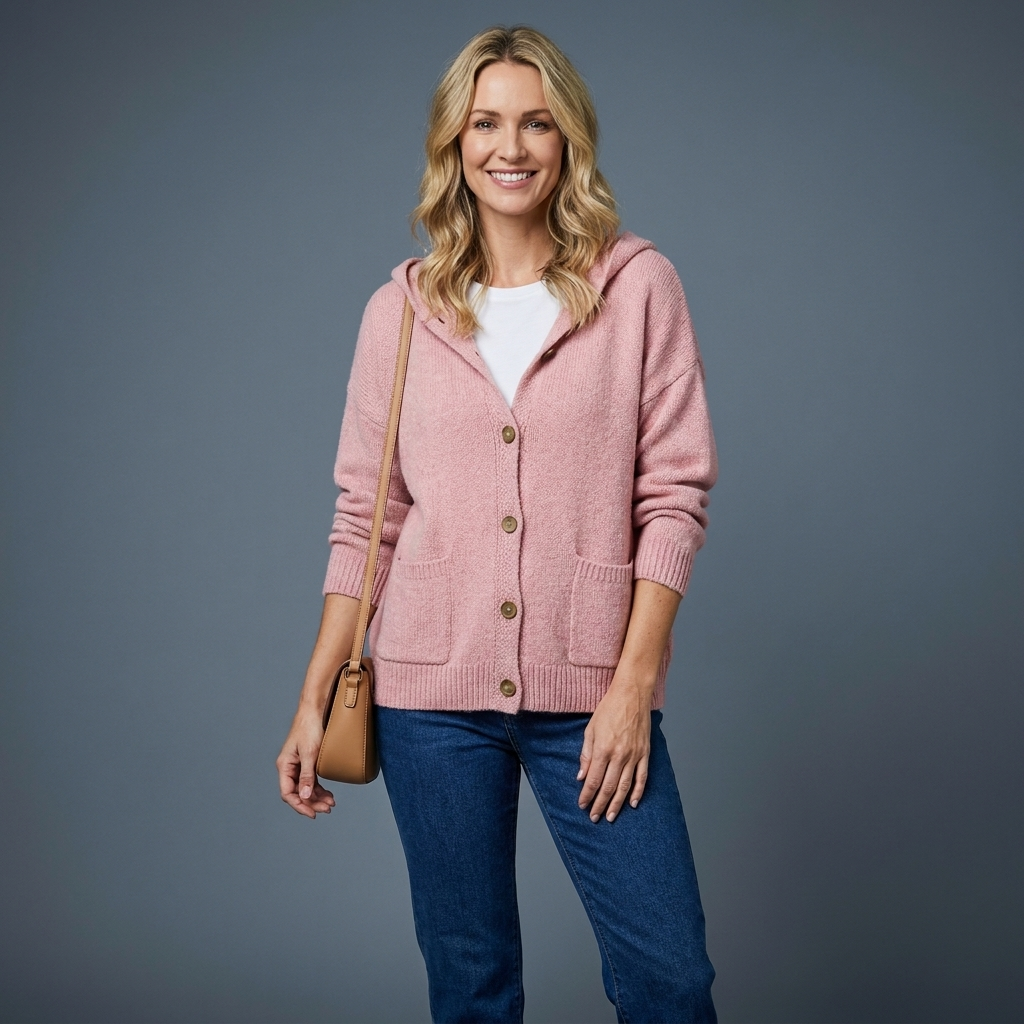Sabina Hooded Knit Cardigan