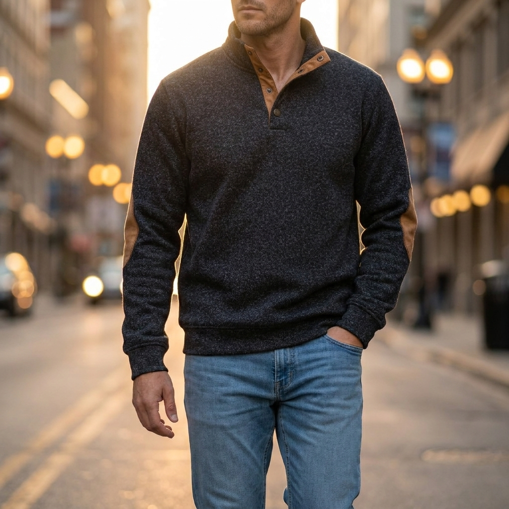 Holt Button Placket Pullover