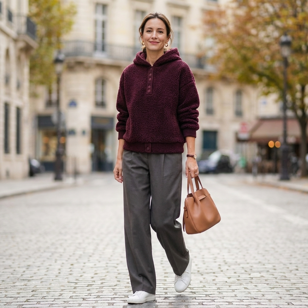 Solene Particle Fleece Pullover