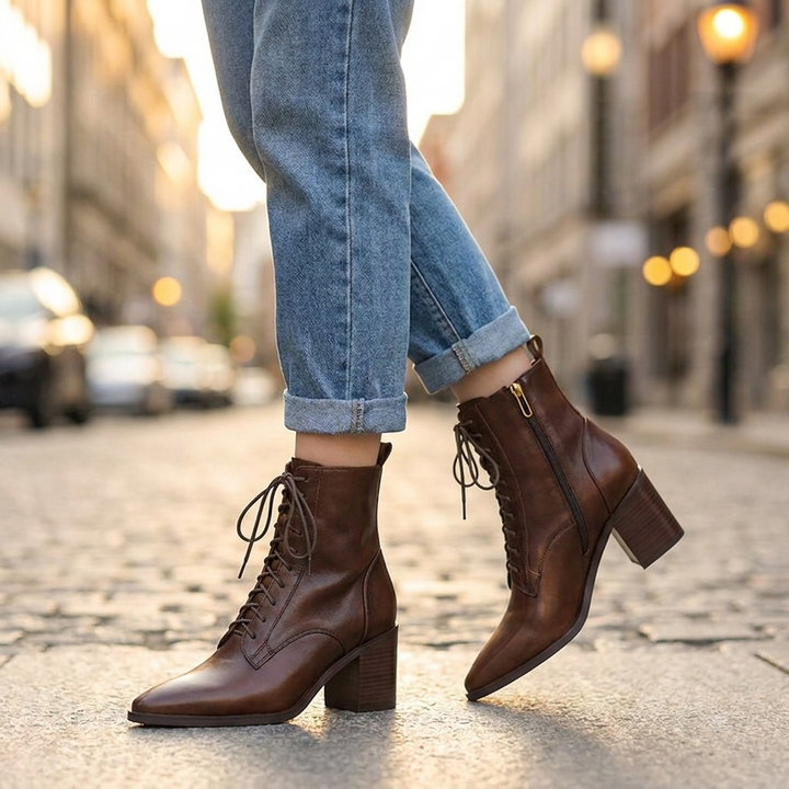 Corinne Lace Up Ankle Boot