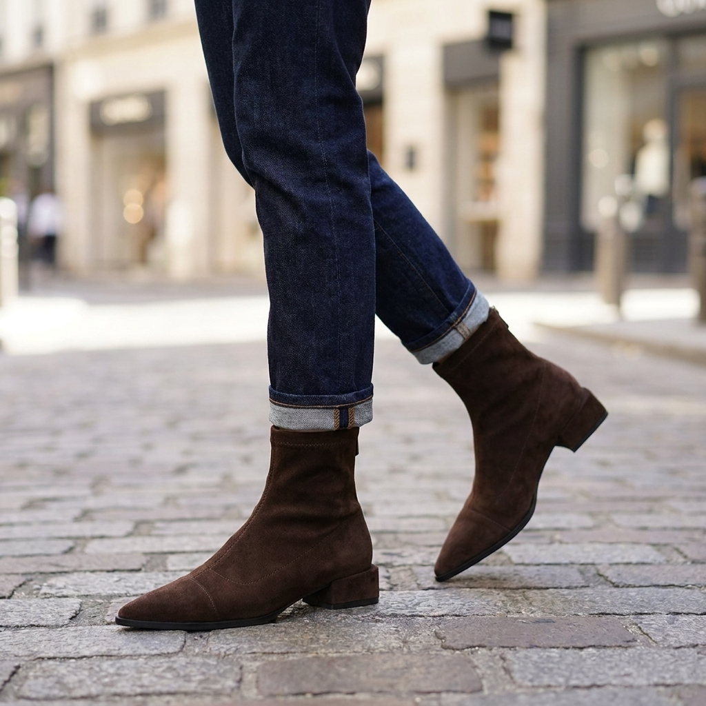 Nessa Pointed Toe Ankle Boots