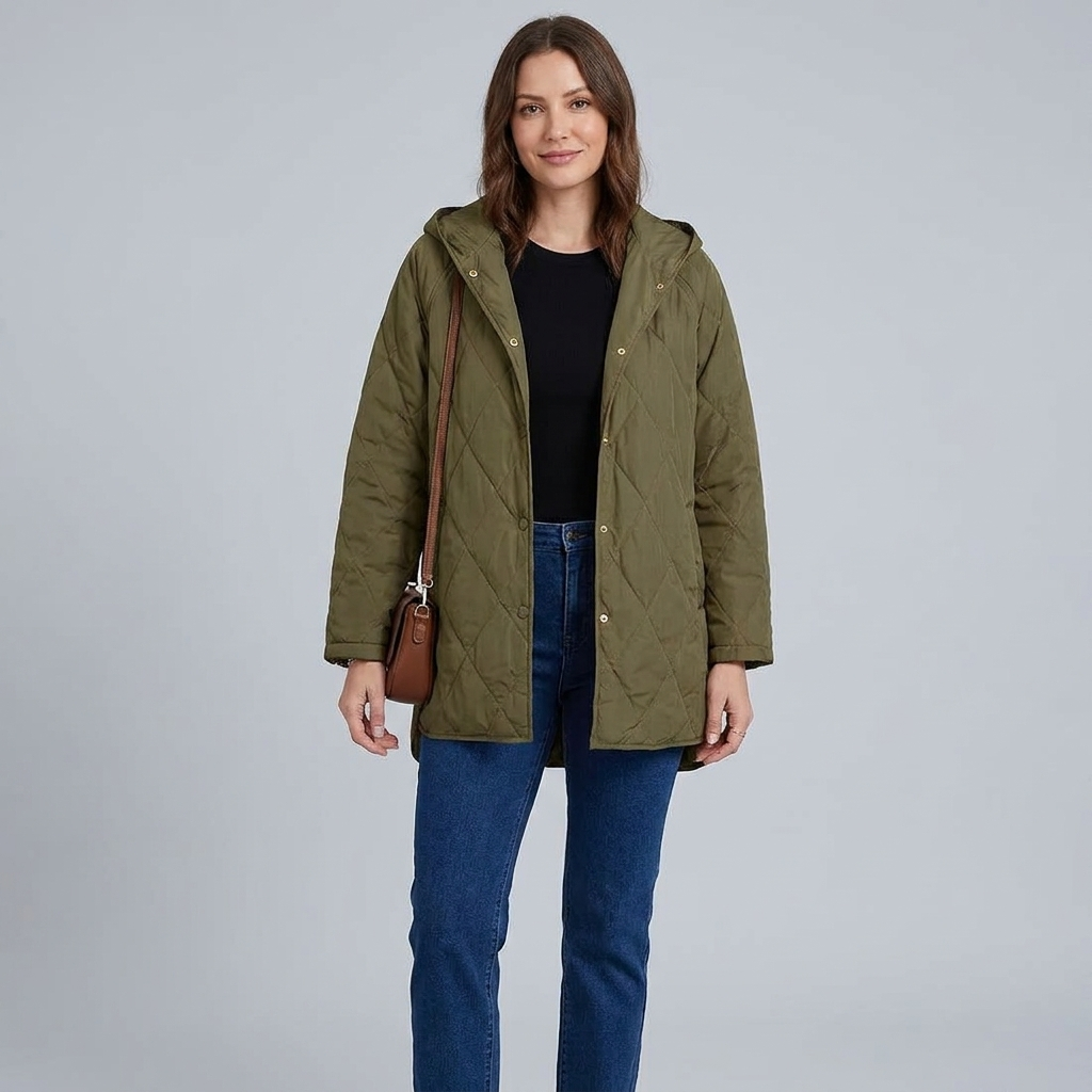 Nolan Quilted Hooded Jacket