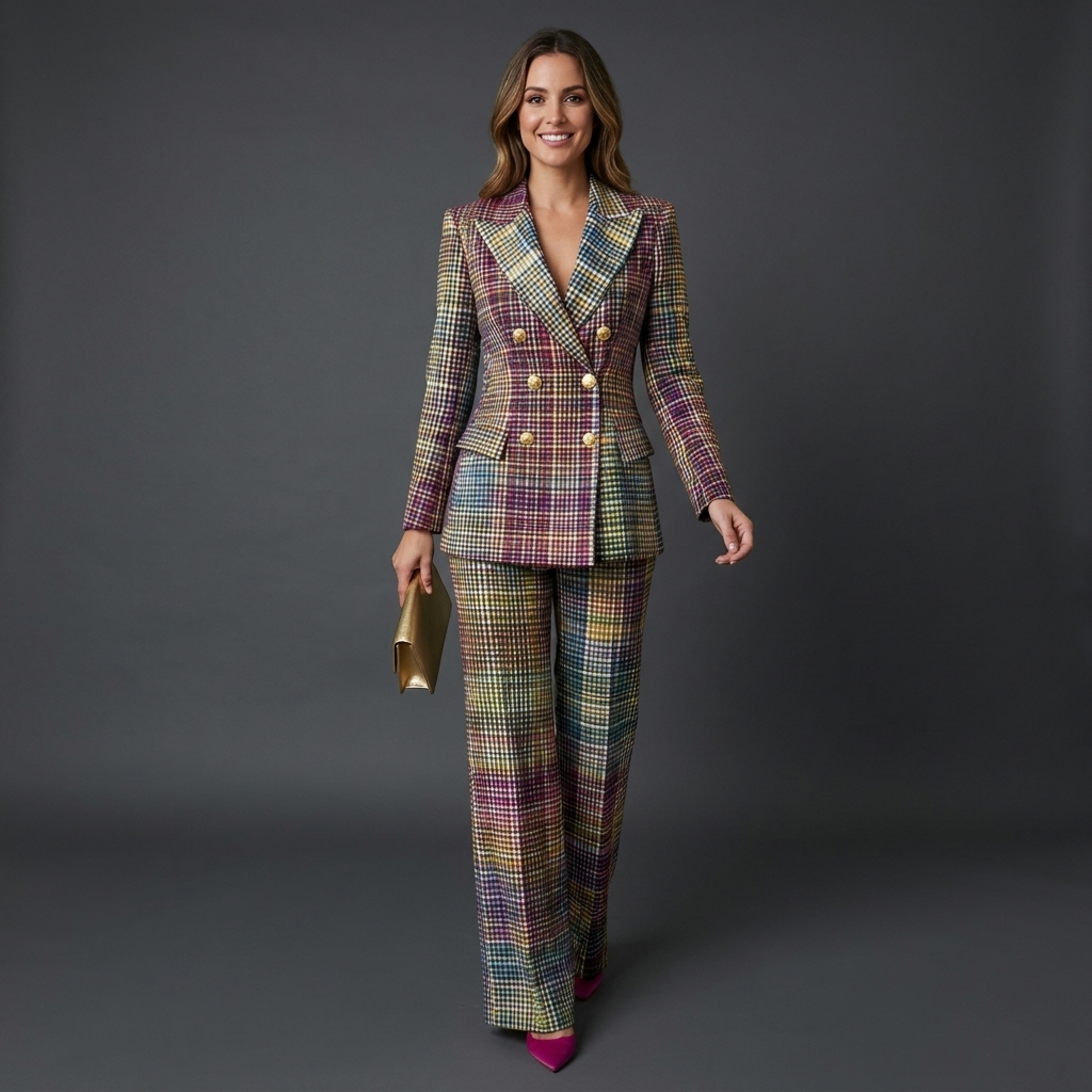 Corinna Double Breasted Pantsuit