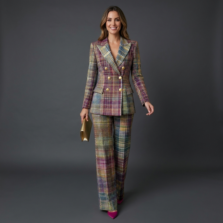 Corinna Double Breasted Pantsuit