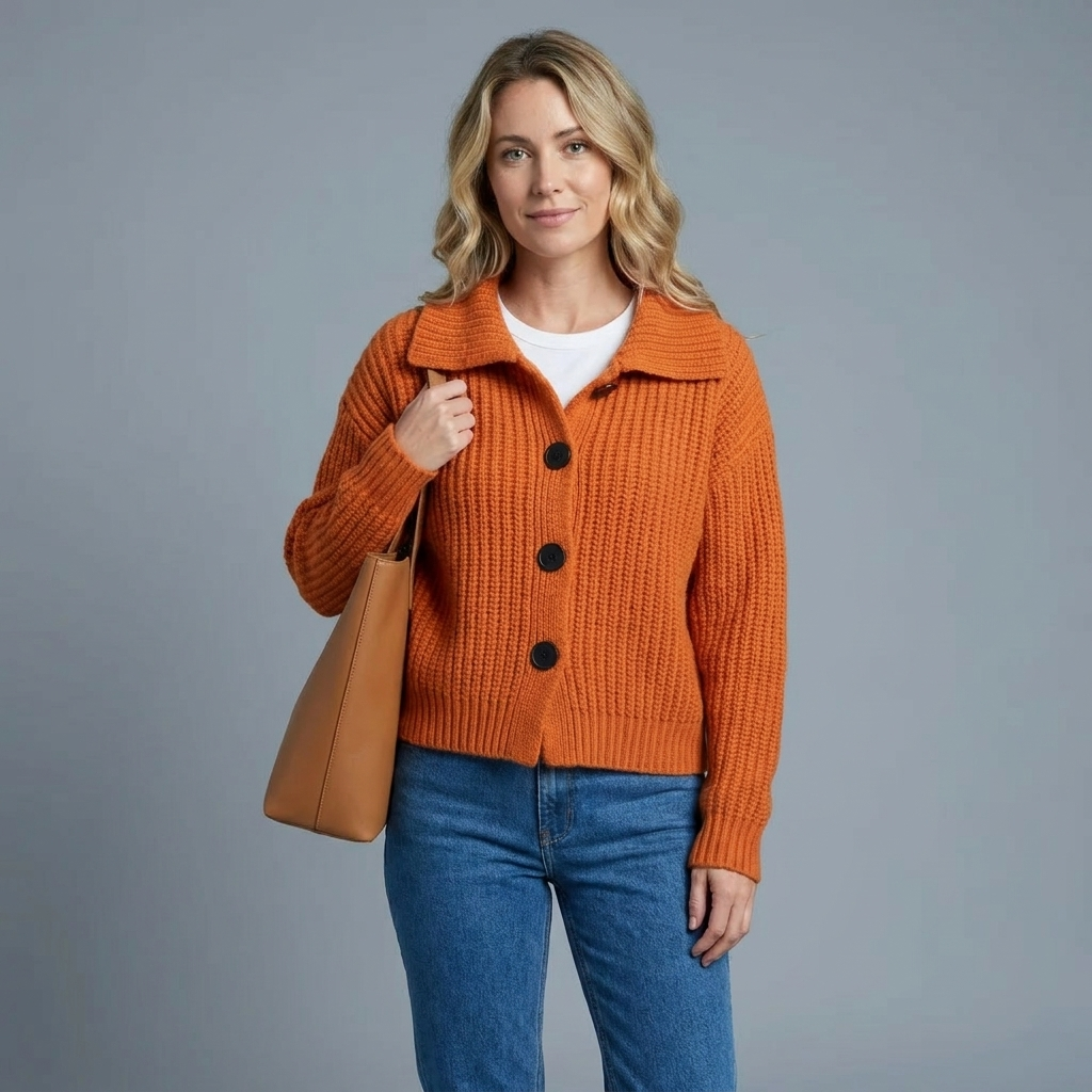 Rowena Button Front Cardigan