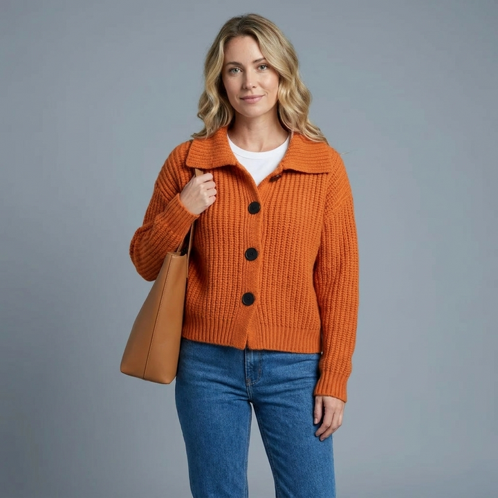 Rowena Button Front Cardigan