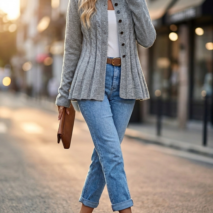 Fenn Cable Knit Cardigan