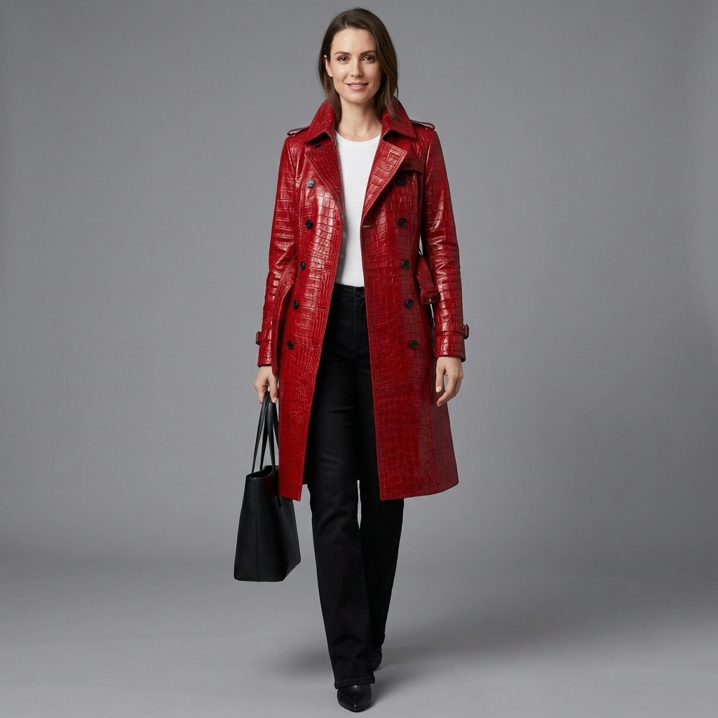 Meredith Belted Waist Trench Coat