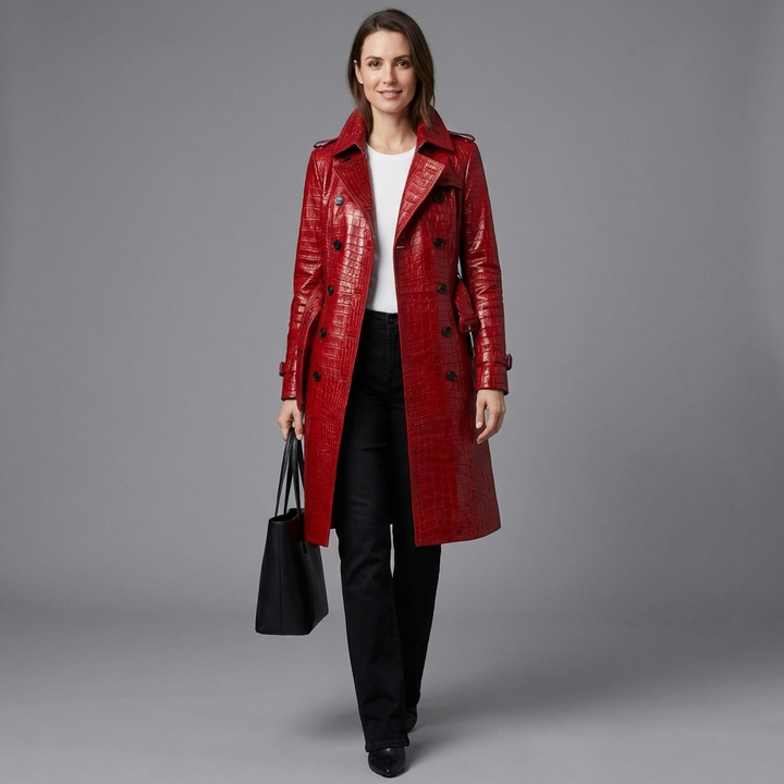 Meredith Belted Waist Trench Coat