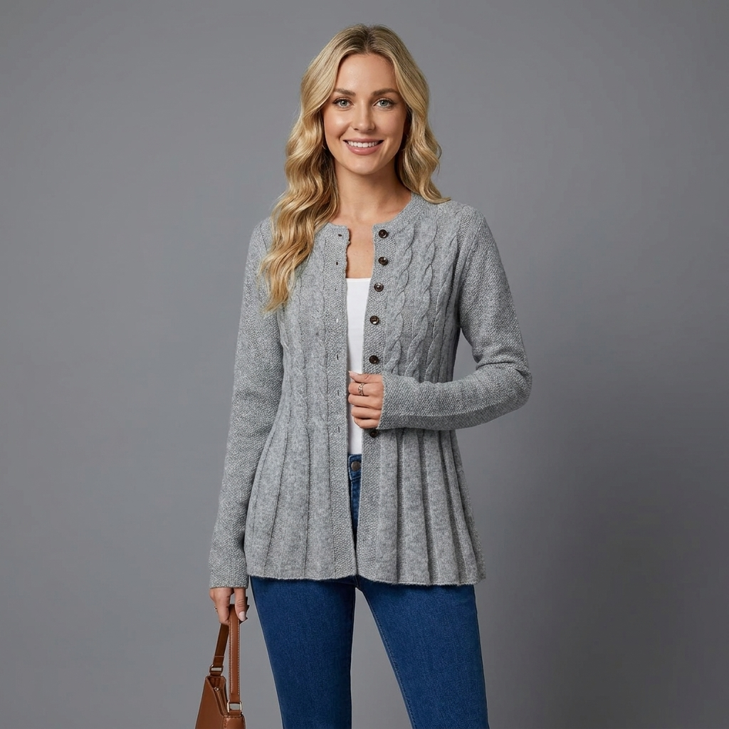 Fenn Cable Knit Cardigan