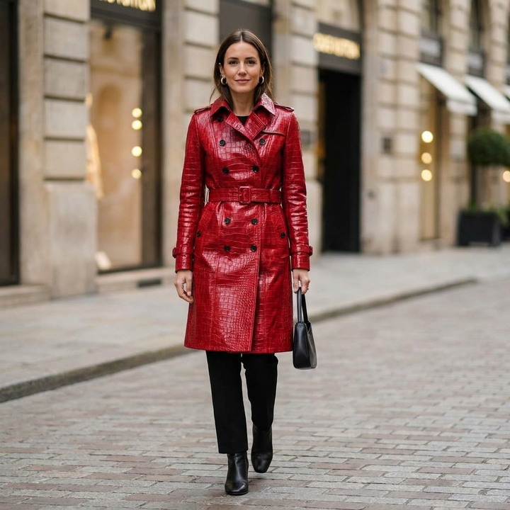 Meredith Belted Waist Trench Coat