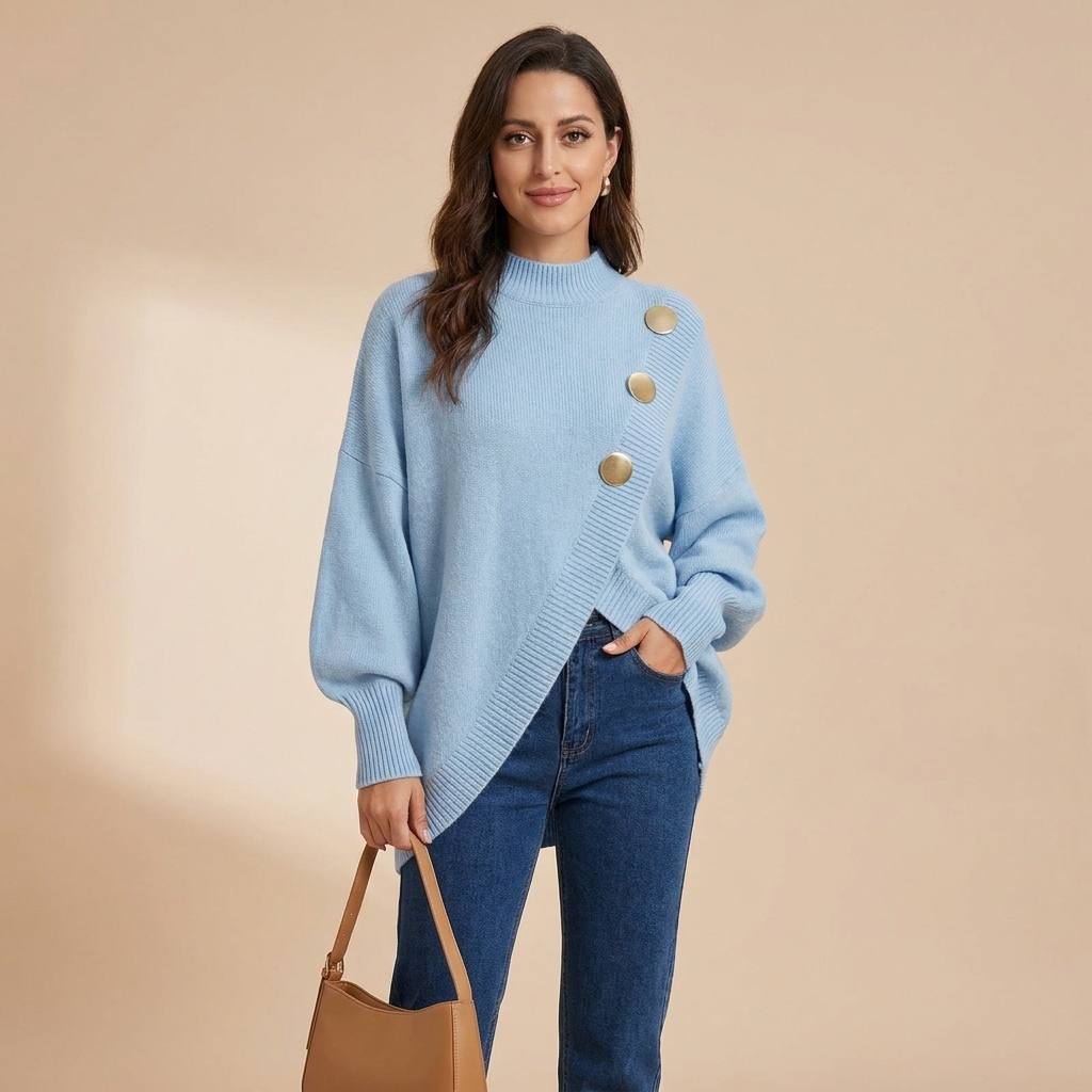 Colette Mock Neck Pullover