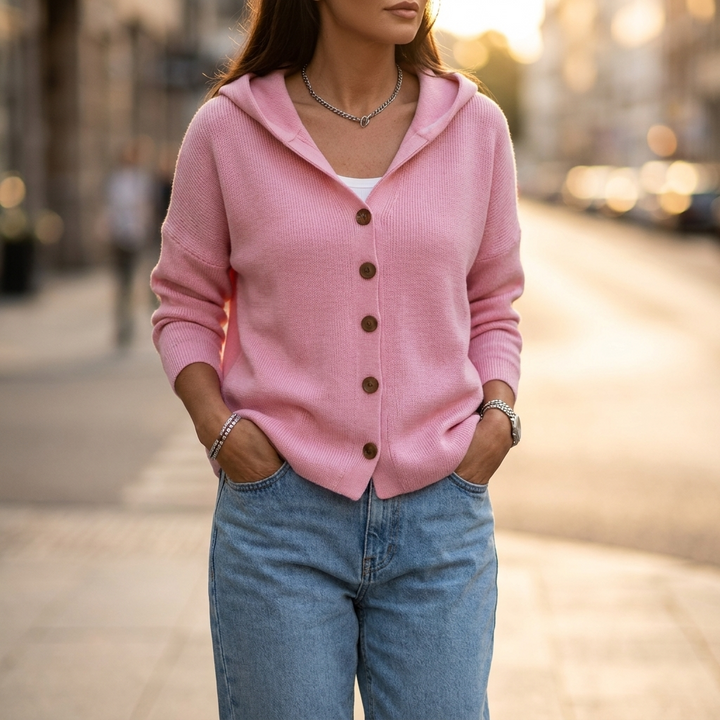 Marisol Hooded Knit Cardigan