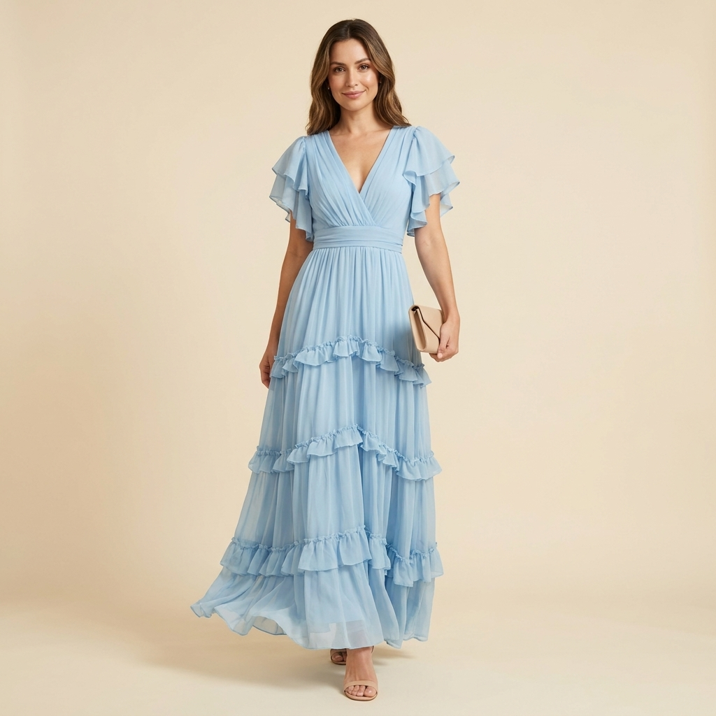 Brennan Tiered Ruffle Dress