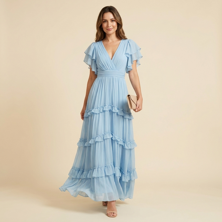 Brennan Tiered Ruffle Dress