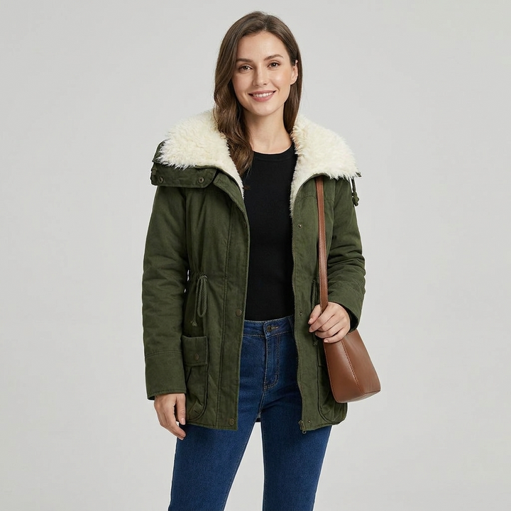 Harlan Drawstring Waist Parka