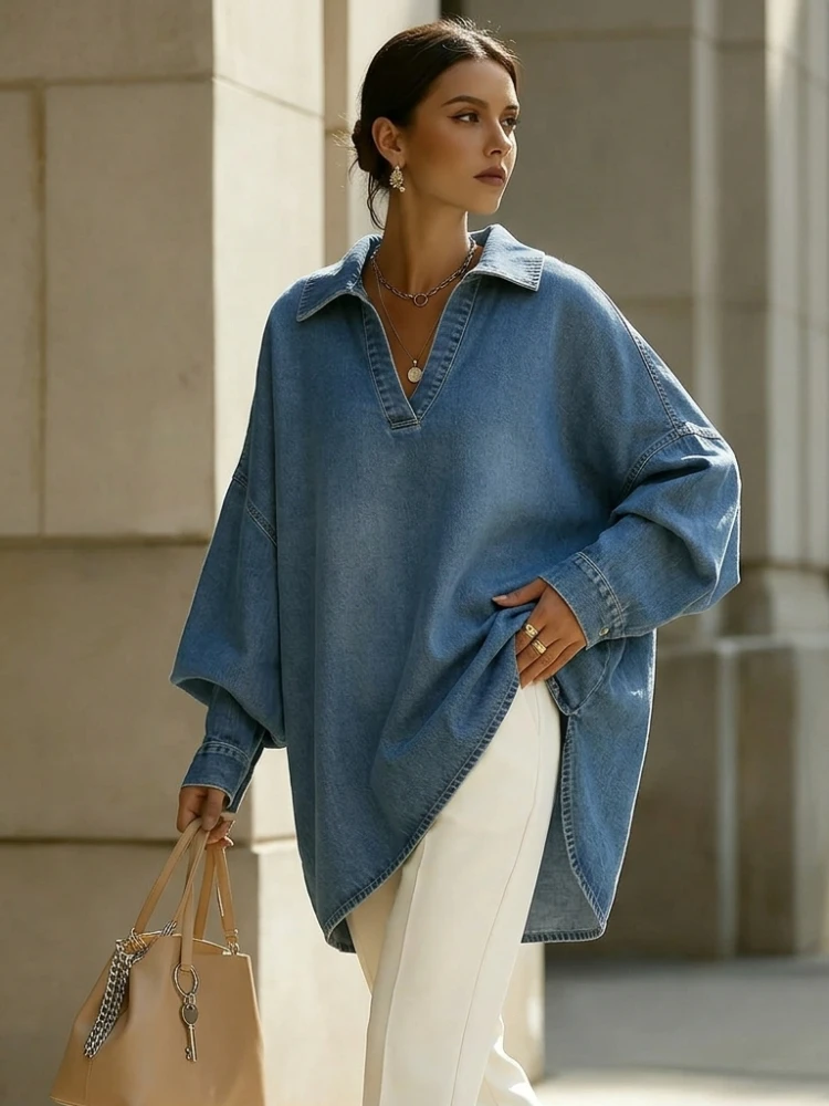 Delphine Washed Denim Shirt