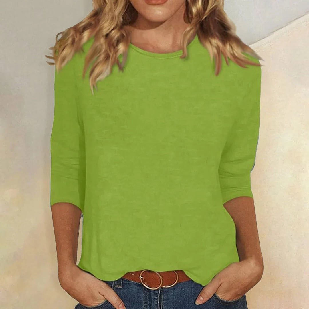 Maria Crew Neck Casual Everyday Top