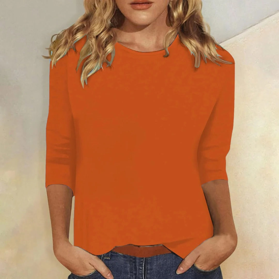 Maria Crew Neck Casual Everyday Top