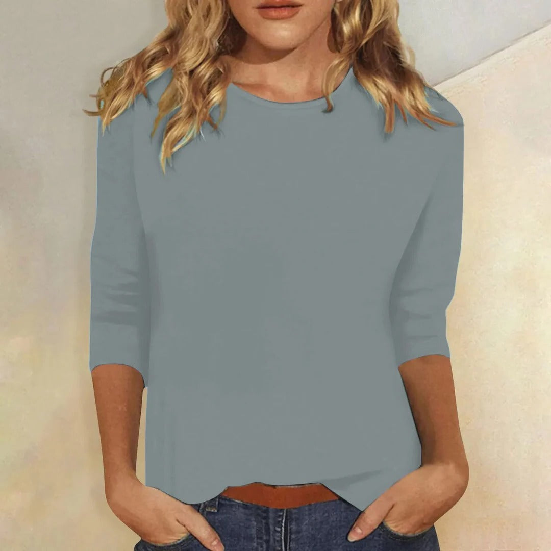 Maria Crew Neck Casual Everyday Top