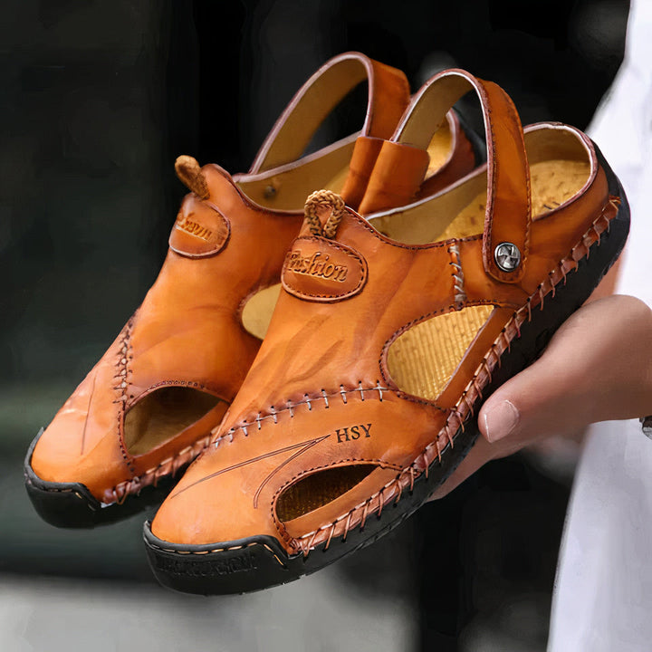 Chandler Orthopedic Leather Sandals