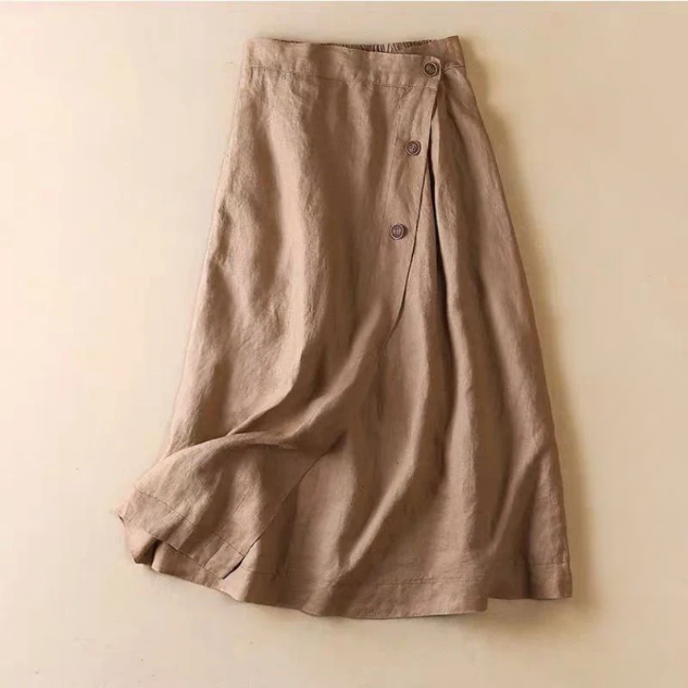 Melissa A-Line Linen Skirt