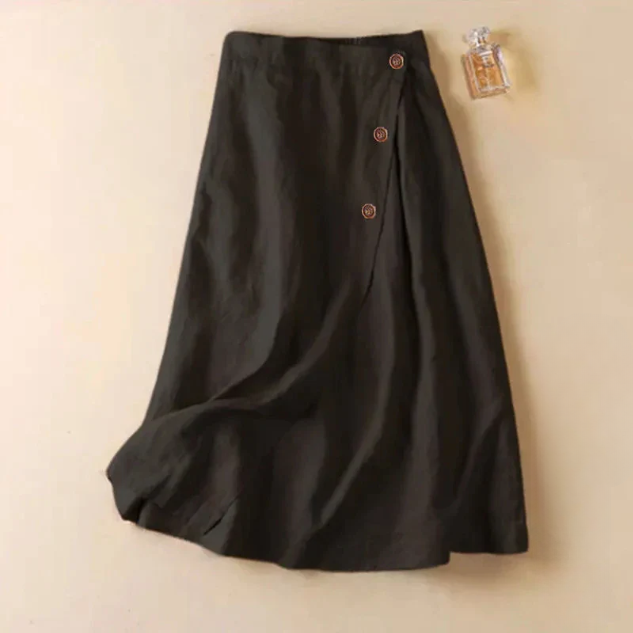 Melissa A-Line Linen Skirt