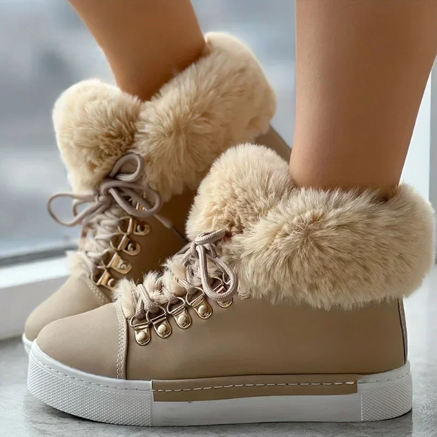 Montana Fuzzy Ankle Boots