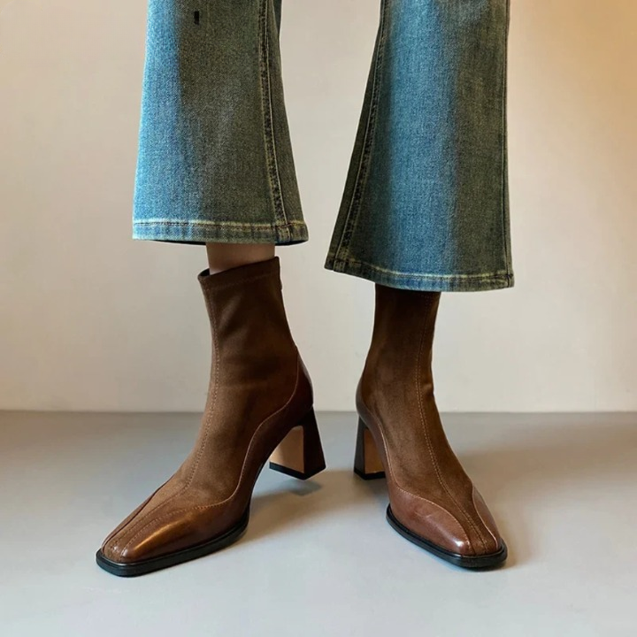 Marilena Square Toe Boots