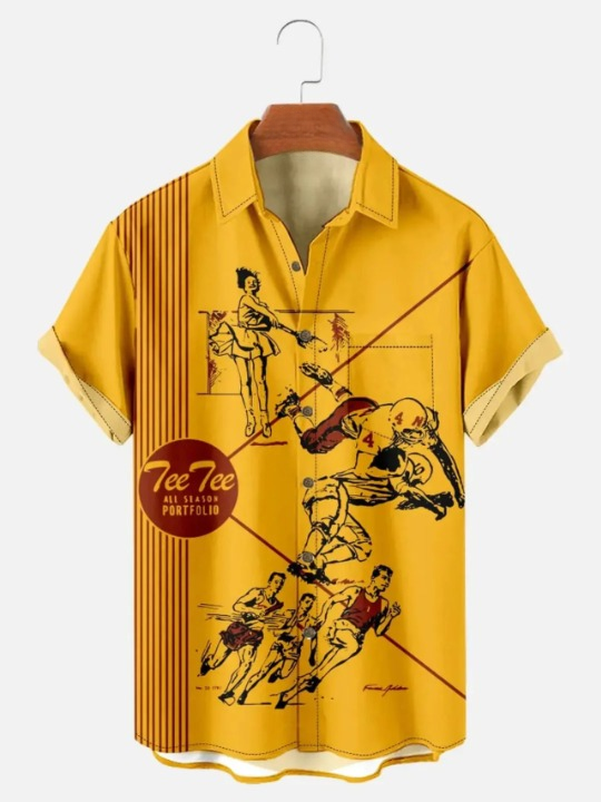 Nostalgia Graphic Short Sleeve Shirt