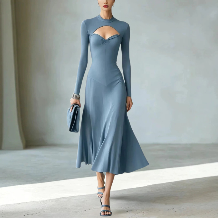 Lydia Cutout Front Midi Dress