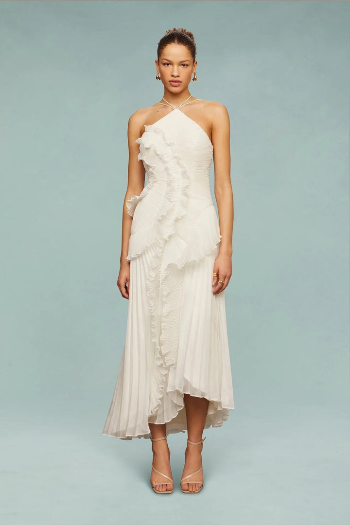 Jessalyn One Shoulder Maxi Wedding Guest Dress